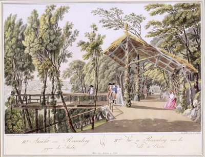 View of the Reisenberg Gardens Near the City of Vienna, Engraved by Johann Ziegler by Laurenz Janscha
